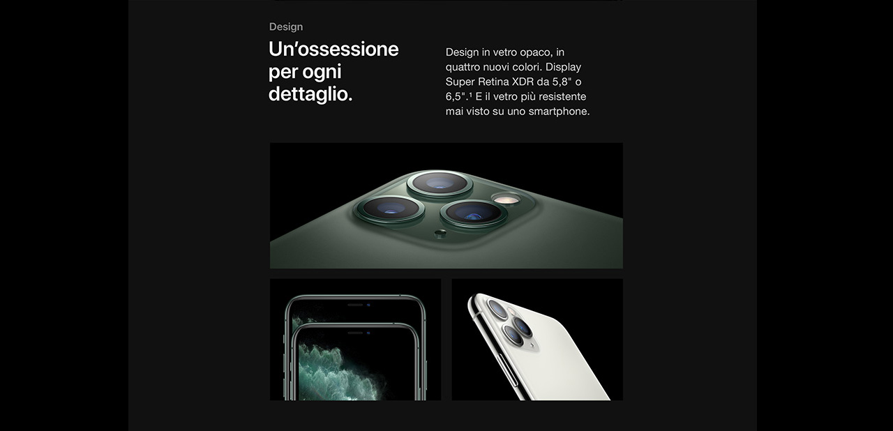 Un'ossessione per ogni dettaglio.