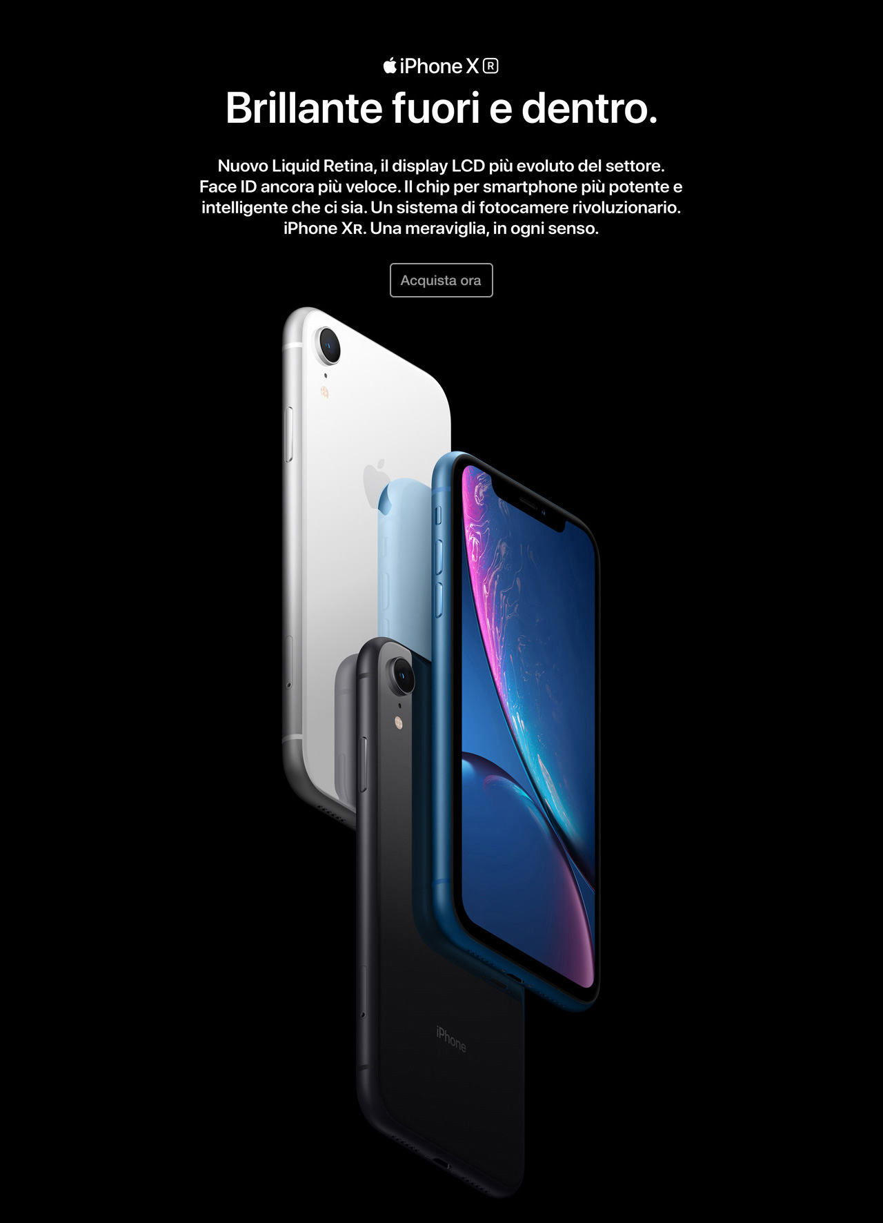 iPhone Xr. Briliante fuori e dentro.