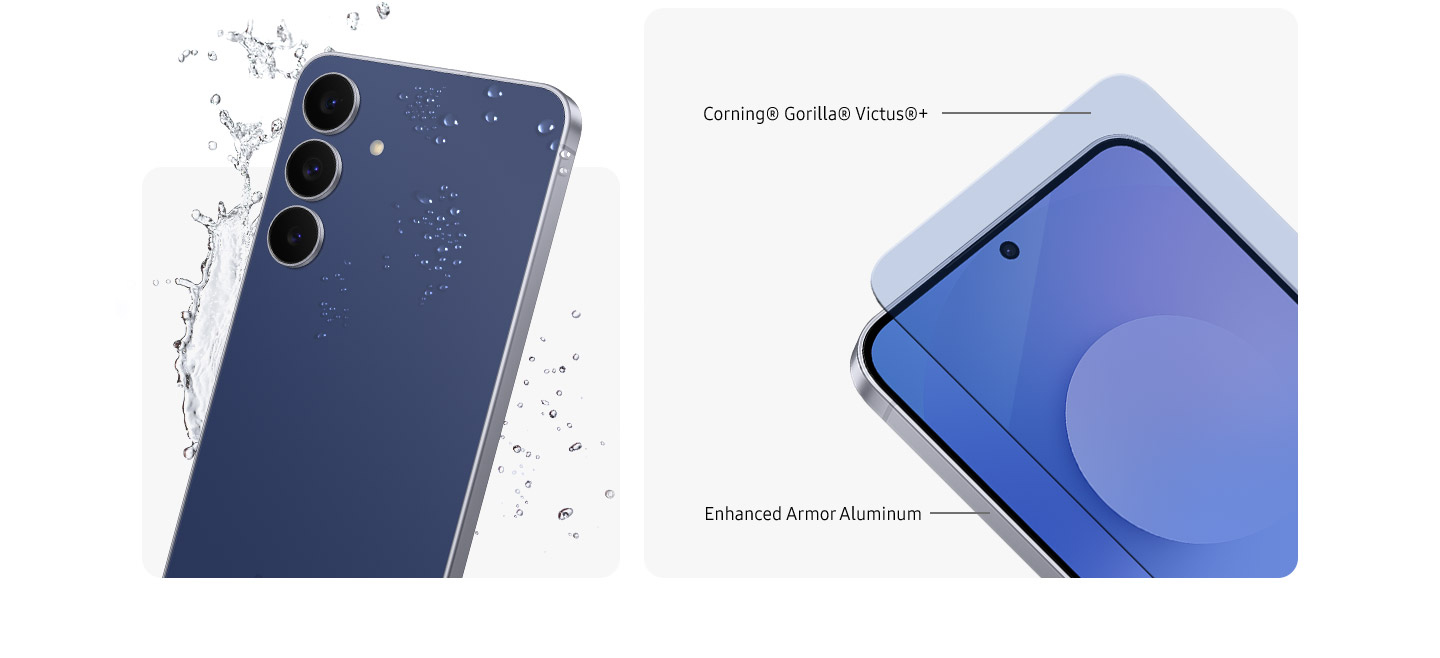 Immagine di un Galaxy S25 FE progettato per durare